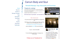 Desktop Screenshot of carrumbodyandsoul.com